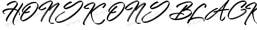 HONG KONG BLACK字体转换